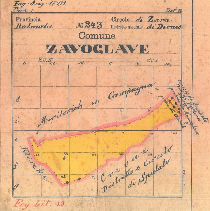K.O. 81 Čavoglave • Digitalizirano arhivsko gradivo • Državni arhiv u ...